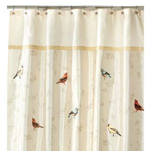 70" x 72" Bird Shower curtain